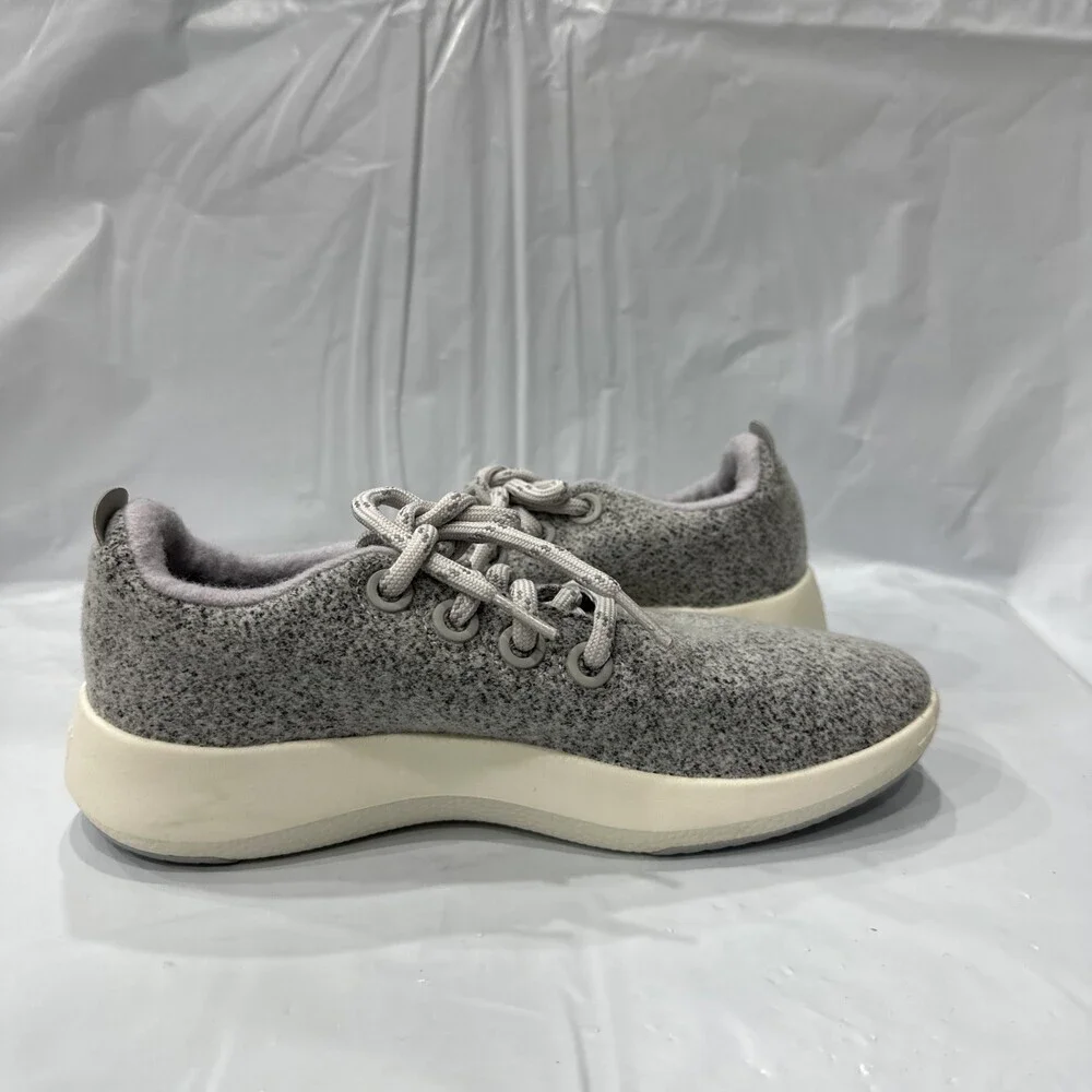 Allbirds Wool Runner Mizzles Women's Size US 7 Light Gray Walking Shoes EBS1207